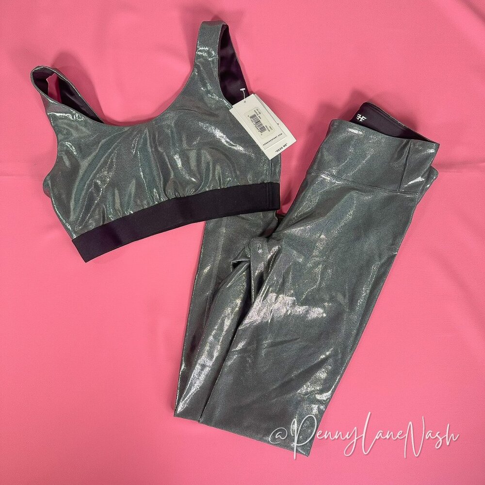 NWT Heroine Sport Marvel Sports Bra & Legging Set Platinum - Picture 2 of 8